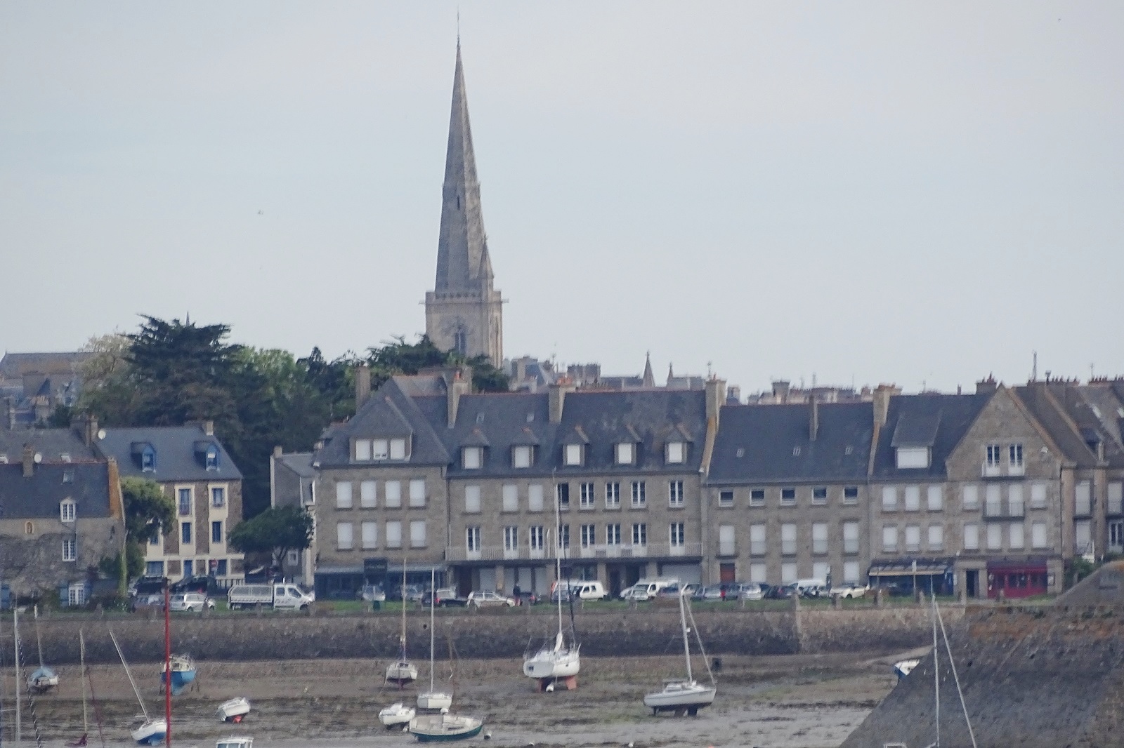 Saint-Malo depuis le pont de la Rance