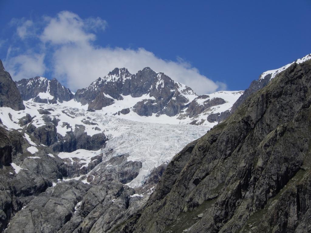 vue sur le Glacier Blanc