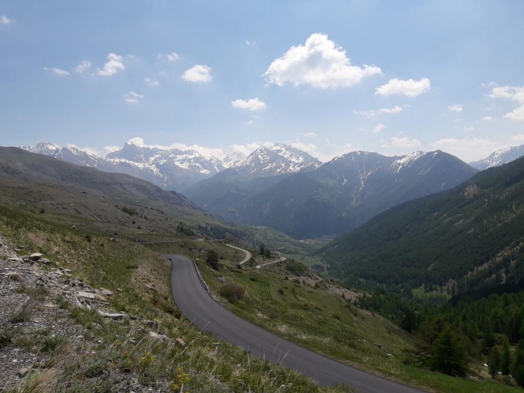 Brec de Chambeyron et lacets de l'Ubaye
