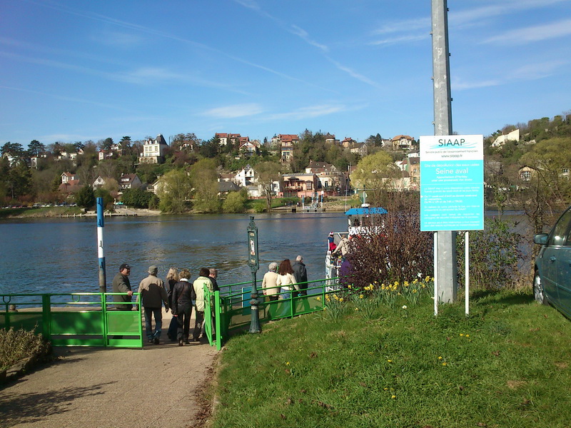 Embarquement des passagers.