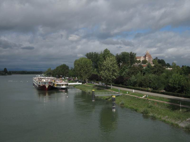Breisach et le Rhin