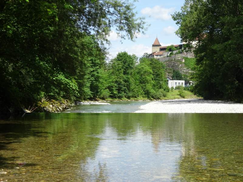 Pause au bord de l'Emme