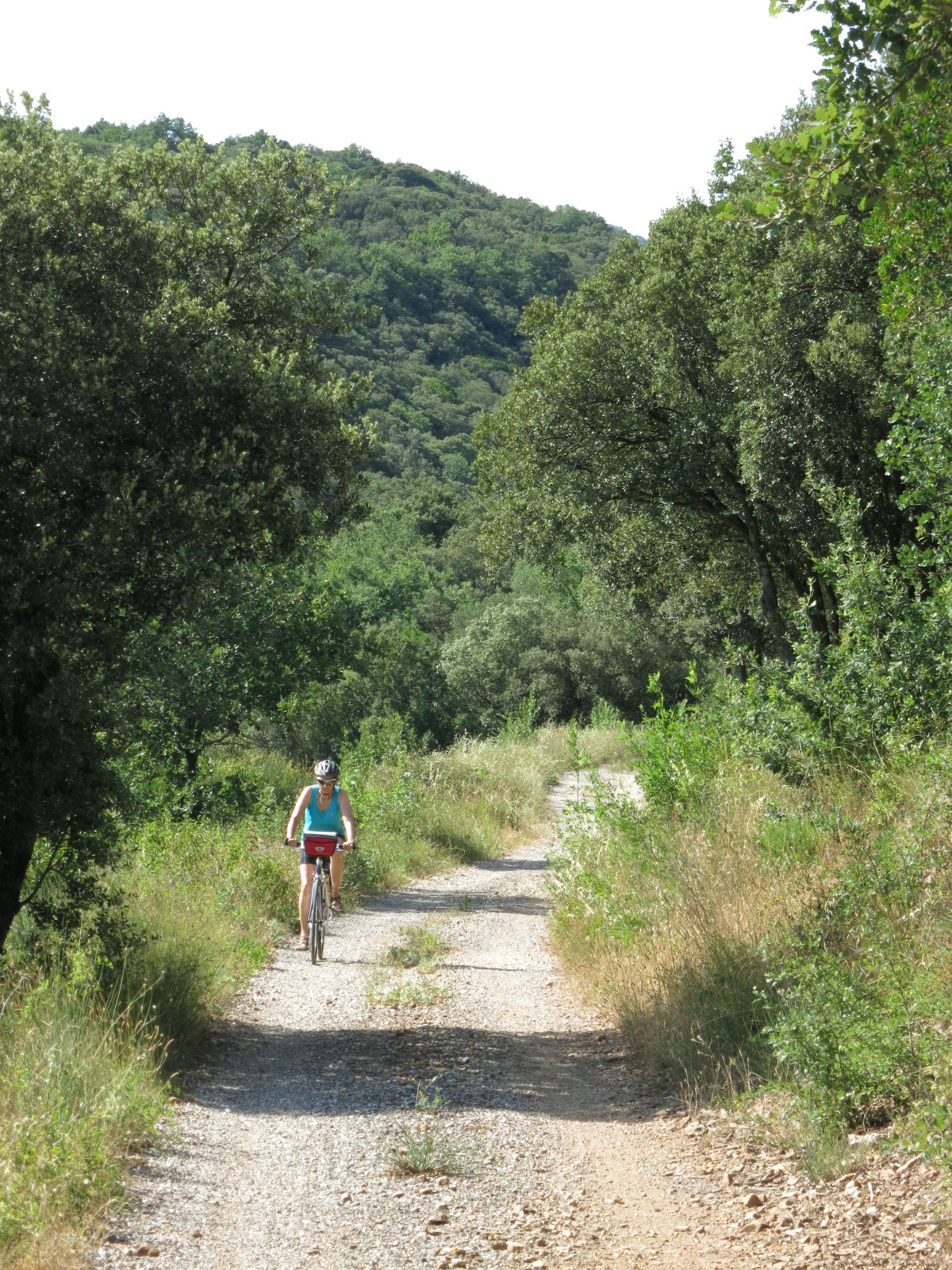 Après le gravel, la route redevient roulable