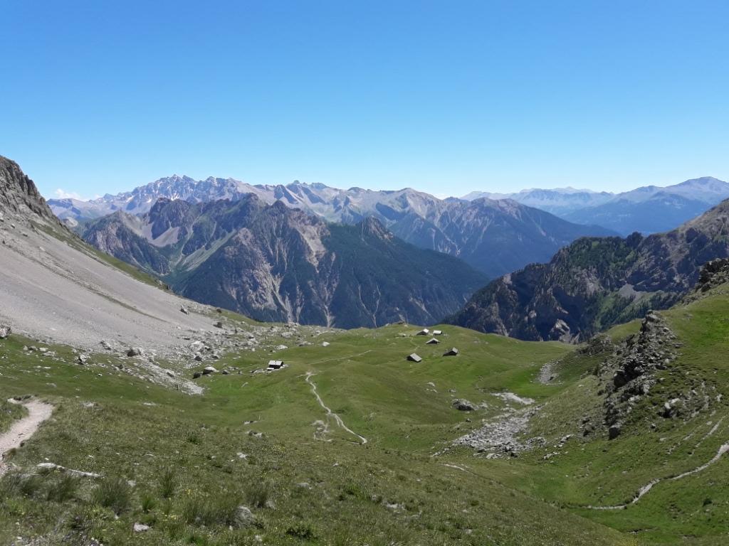 Col de Furfande panorama sur le versant sud Queyras