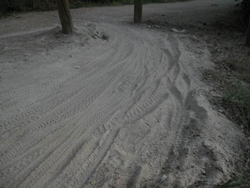 Rouler dans du sable...