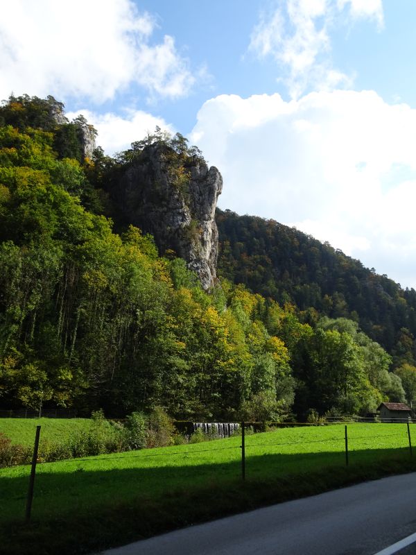 En bas des gorges